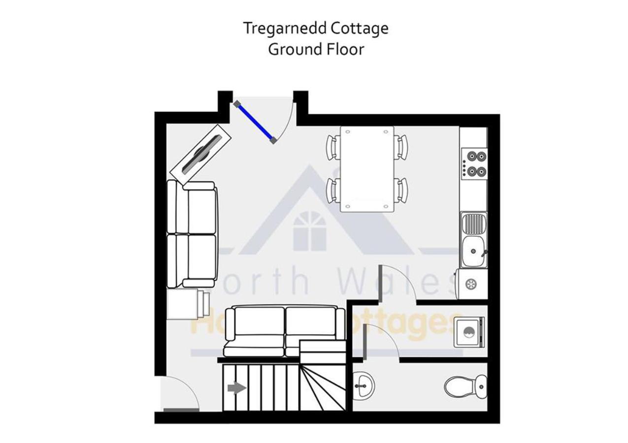 Tregarnedd Cottage 랑게프니 외부 사진